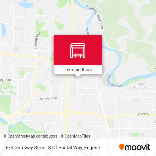 Mapa de E / S Gateway Street S Of Postal Way