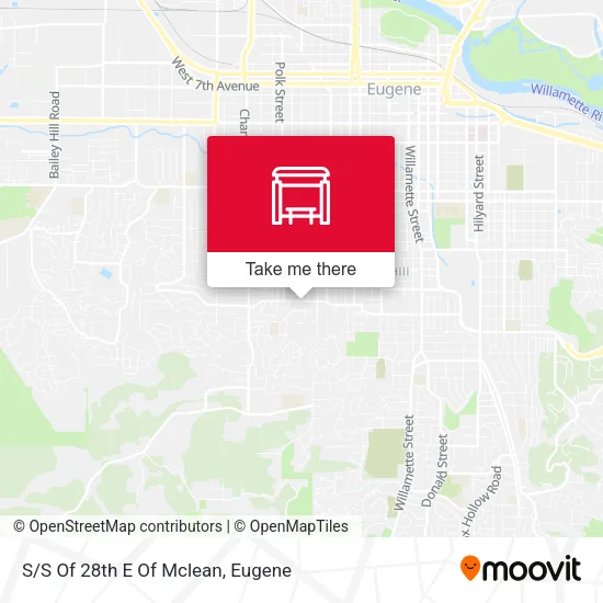 Mapa de S/S Of 28th E Of Mclean