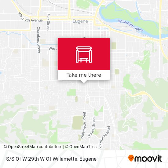 S/S Of W 29th W Of Willamette map