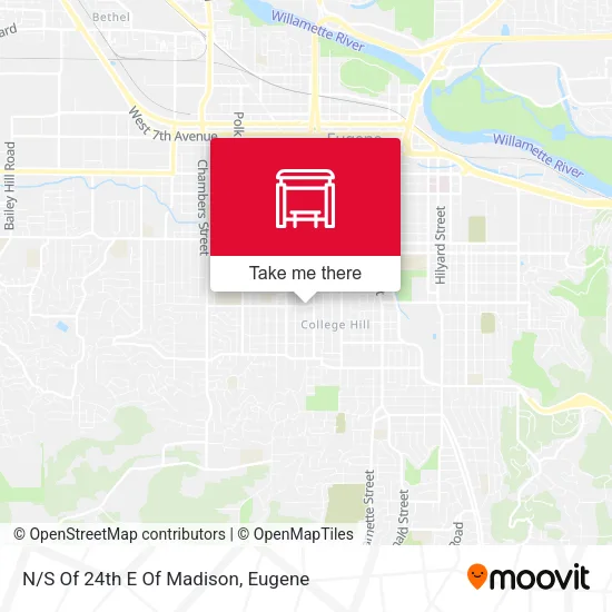 Mapa de N/S Of 24th E Of Madison