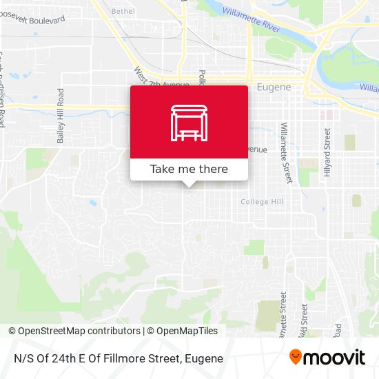 N / S Of 24th E Of Fillmore Street map