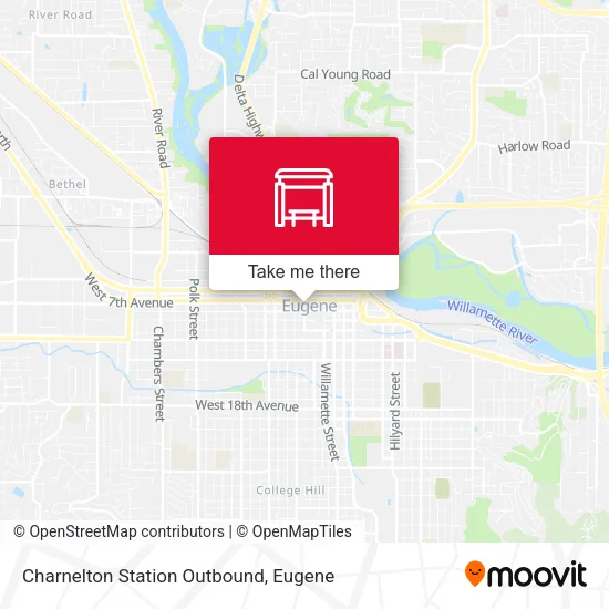 Mapa de Charnelton Station Outbound