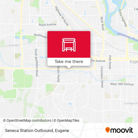 Seneca Station Outbound map