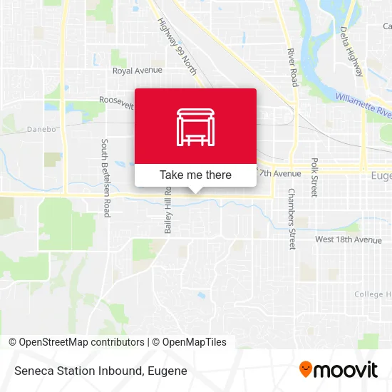 Mapa de Seneca Station Inbound