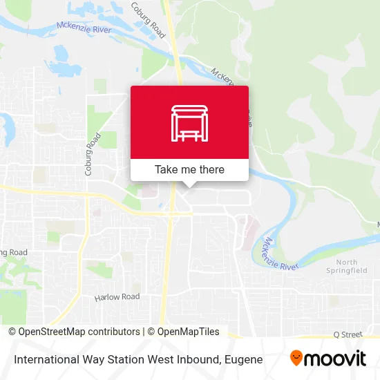 International Way Station West Inbound map
