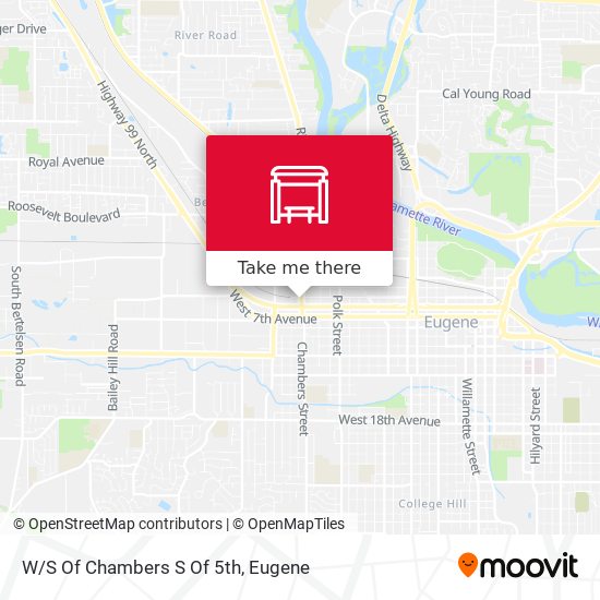 Mapa de W/S Of Chambers S Of 5th