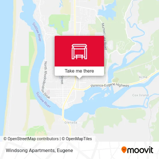 Windsong Apartments map