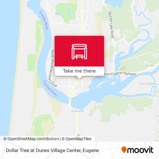 Dollar Tree at Dunes Village Center map