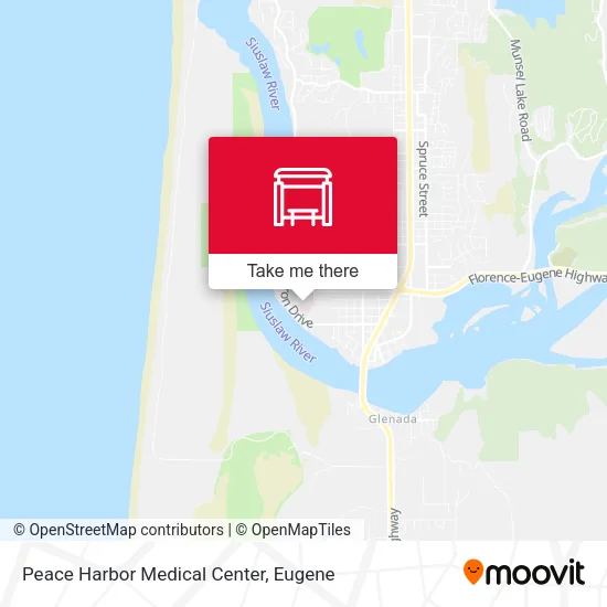 Mapa de Peace Harbor Medical Center
