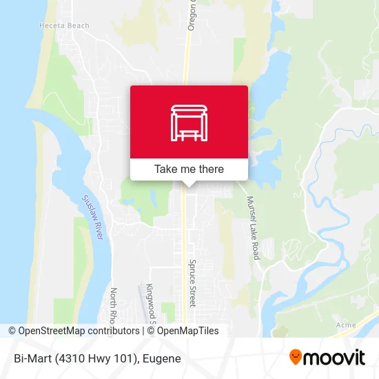 Mapa de Bi-Mart (4310 Hwy 101)