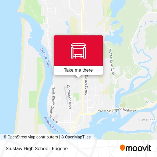 Siuslaw High School map
