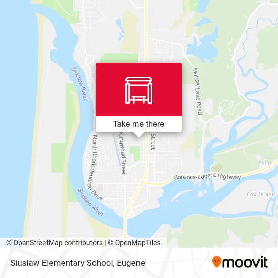 Siuslaw Elementary School map