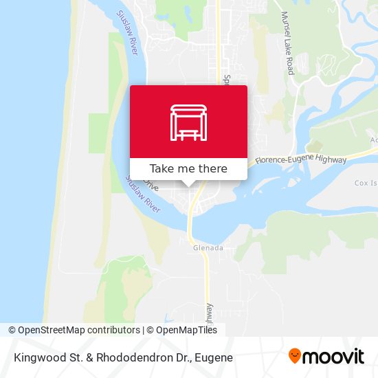 Kingwood St. & Rhododendron Dr. map