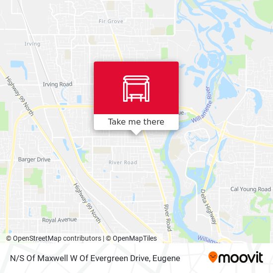 Mapa de N / S Of Maxwell W Of Evergreen Drive