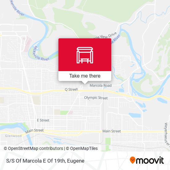 Mapa de S/S Of Marcola E Of 19th