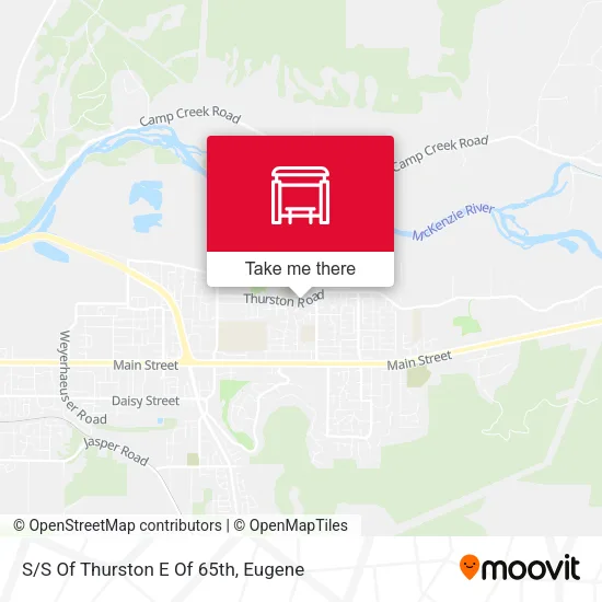 Mapa de S/S Of Thurston E Of 65th