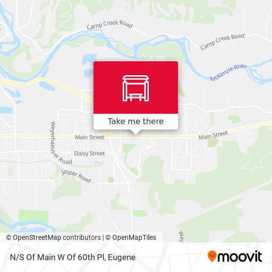Mapa de N/S Of Main W Of 60th Pl
