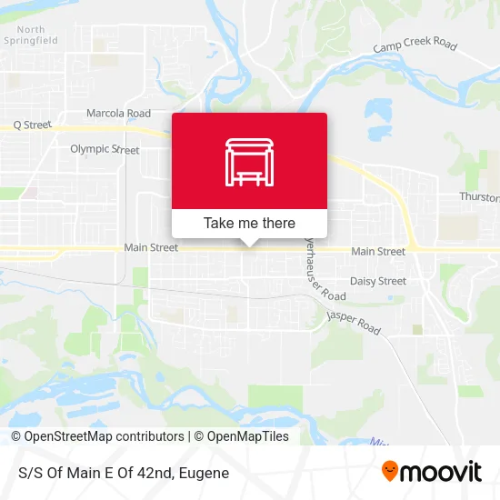 Mapa de S/S Of Main E Of 42nd