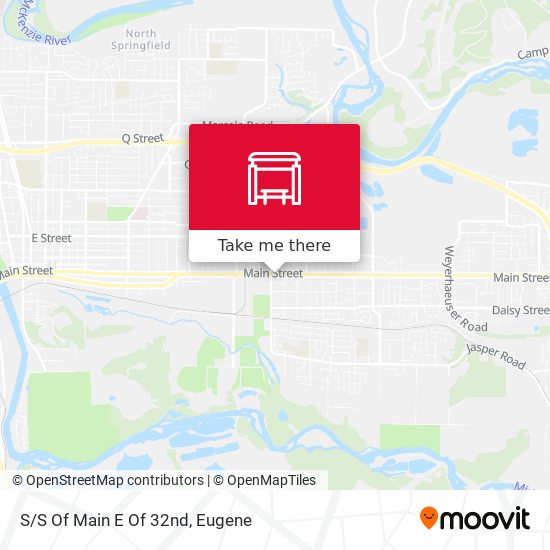 Mapa de S/S Of Main E Of 32nd