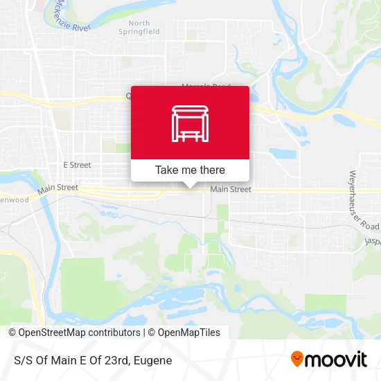 Mapa de S/S Of Main E Of 23rd