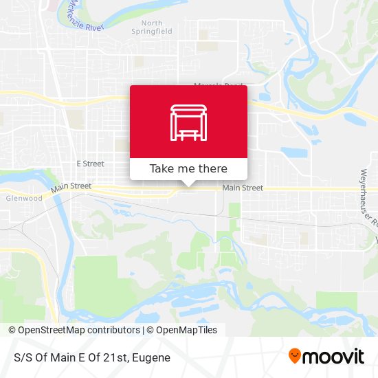 Mapa de S/S Of Main E Of 21st