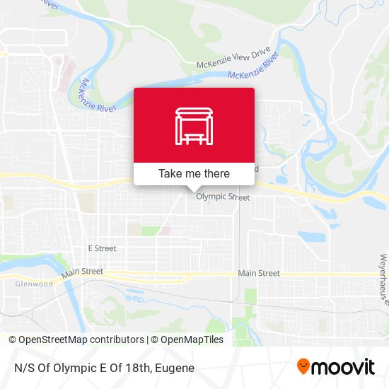 N/S Of Olympic E Of 18th map