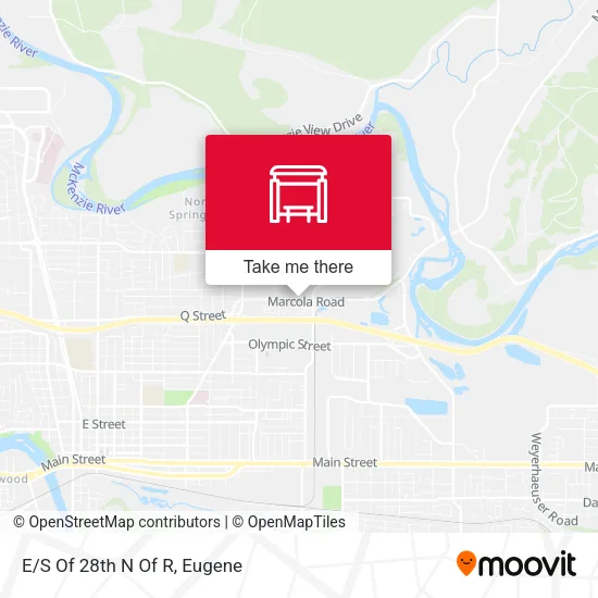 Mapa de E/S Of 28th N Of R