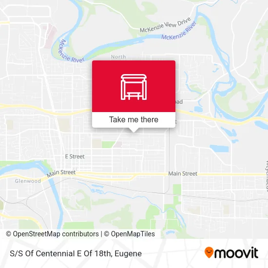 Mapa de S/S Of Centennial E Of 18th