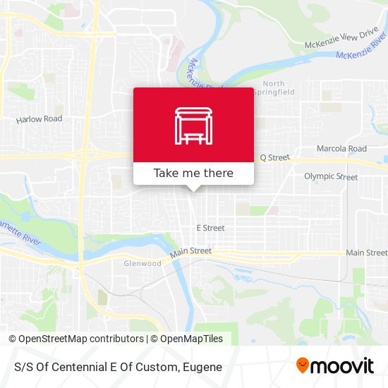 S/S Of Centennial E Of Custom map