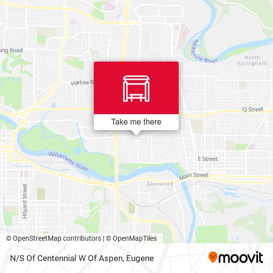 Mapa de N/S Of Centennial W Of Aspen