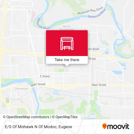 Mapa de E/S Of Mohawk N Of Modoc