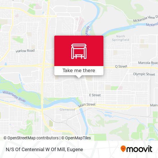 N/S Of Centennial W Of Mill map