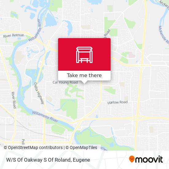 W/S Of Oakway S Of Roland map