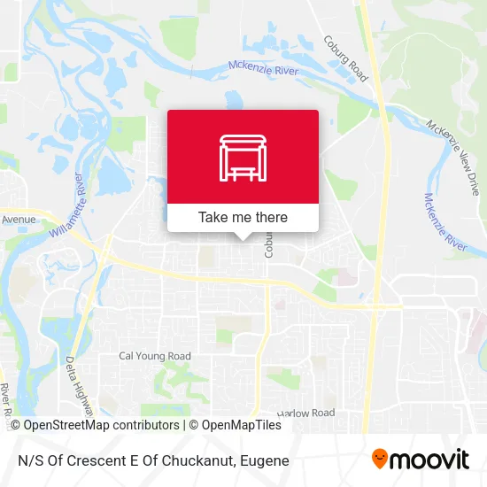 Mapa de N/S Of Crescent E Of Chuckanut