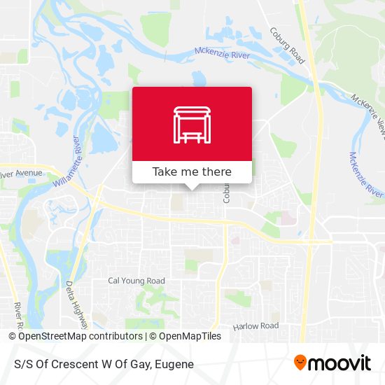 Mapa de S/S Of Crescent W Of Gay