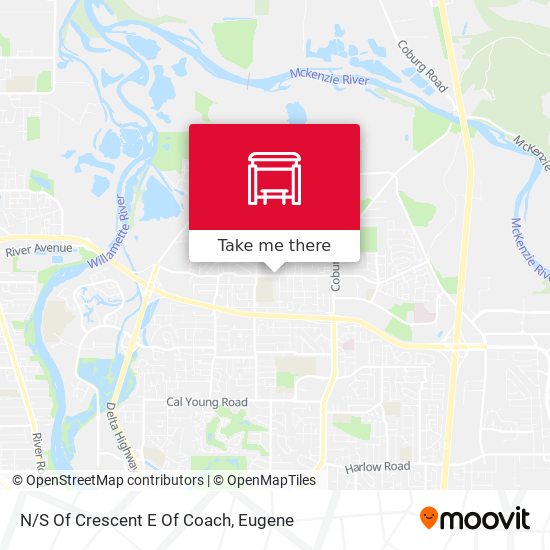 Mapa de N/S Of Crescent E Of Coach