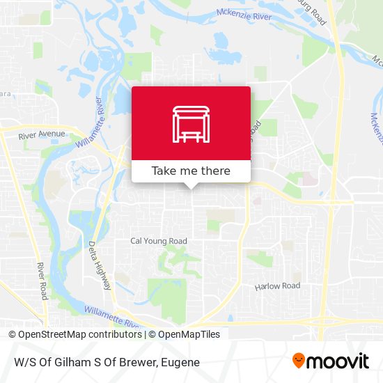 W/S Of Gilham S Of Brewer map