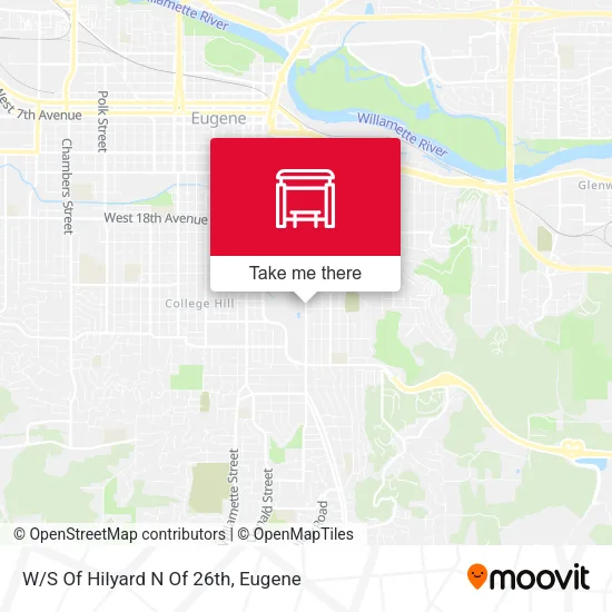 Mapa de W/S Of Hilyard N Of 26th