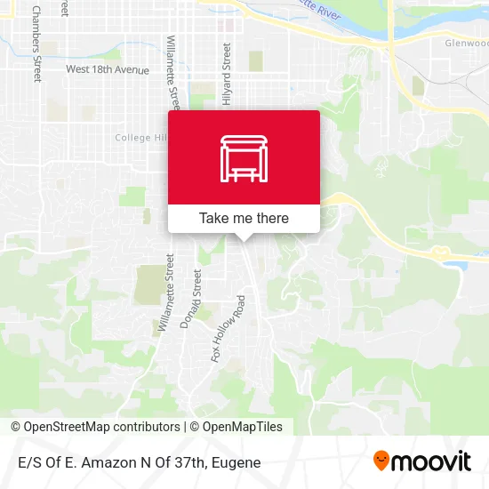 Mapa de E/S Of E. Amazon N Of 37th