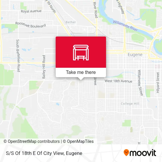 S/S Of 18th E Of City View map