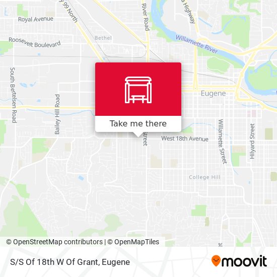 S/S Of 18th W Of Grant map