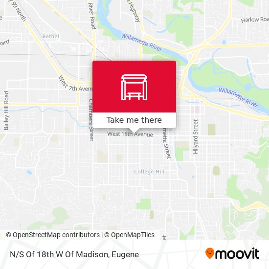 N/S Of 18th W Of Madison map