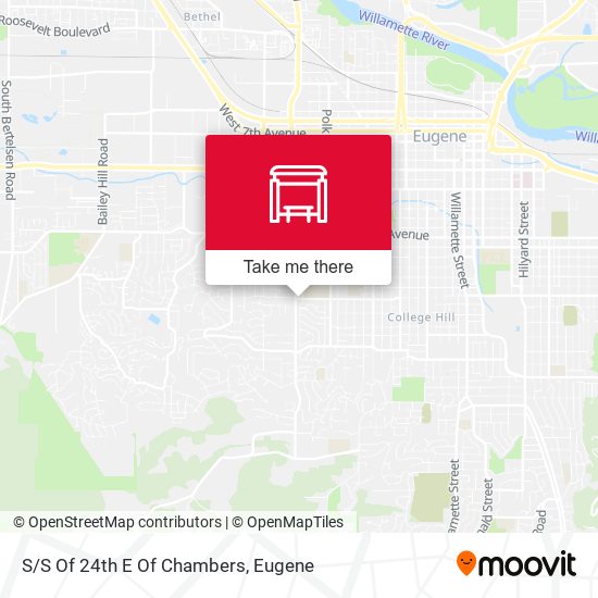 S/S Of 24th E Of Chambers map