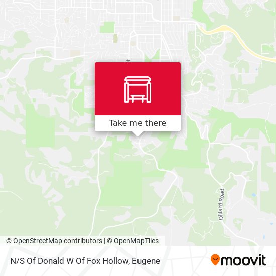 N/S Of Donald W Of Fox Hollow map