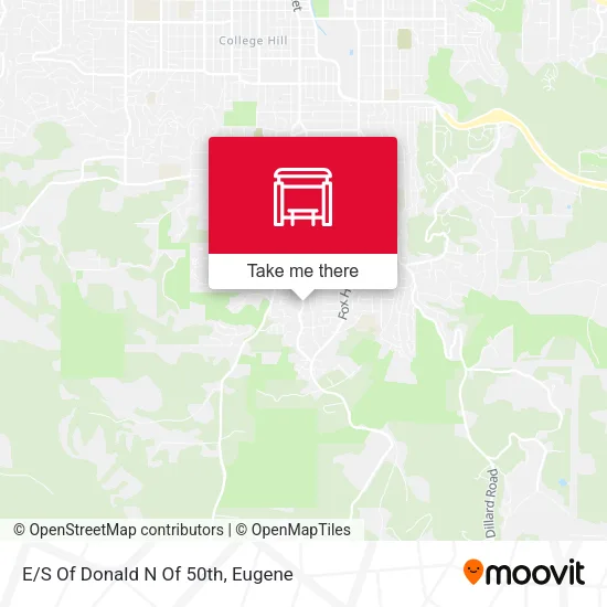 Mapa de E/S Of Donald N Of 50th