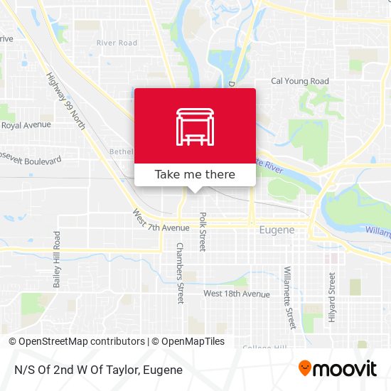 N/S Of 2nd W Of Taylor map