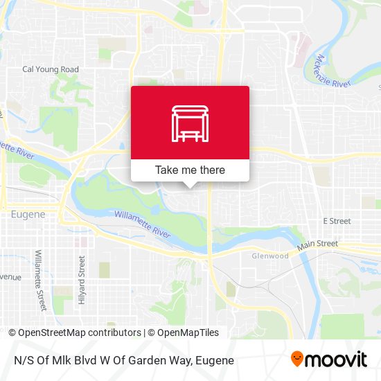 N / S Of Mlk Blvd W Of Garden Way map