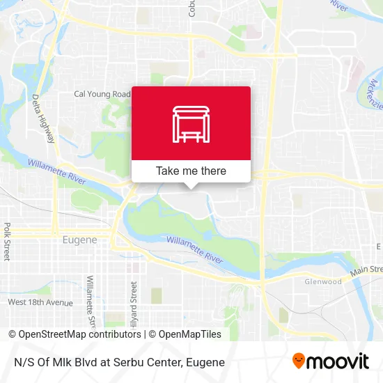 Mapa de N / S Of Mlk Blvd at Serbu Center