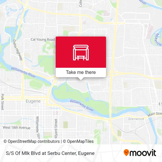 Mapa de S / S Of Mlk Blvd at Serbu Center