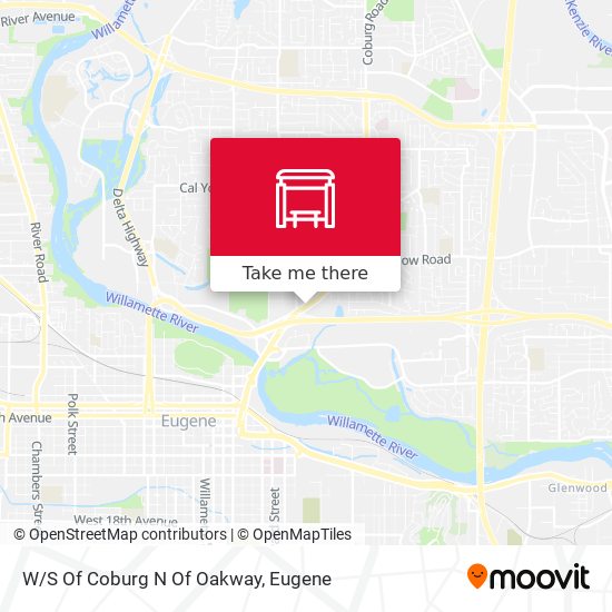 Mapa de W/S Of Coburg N Of Oakway